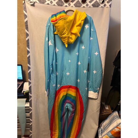 NWT Tipsy Elves Rainbow Power Stance Men Halloween Costume Size XXL - Picture 3 of 8